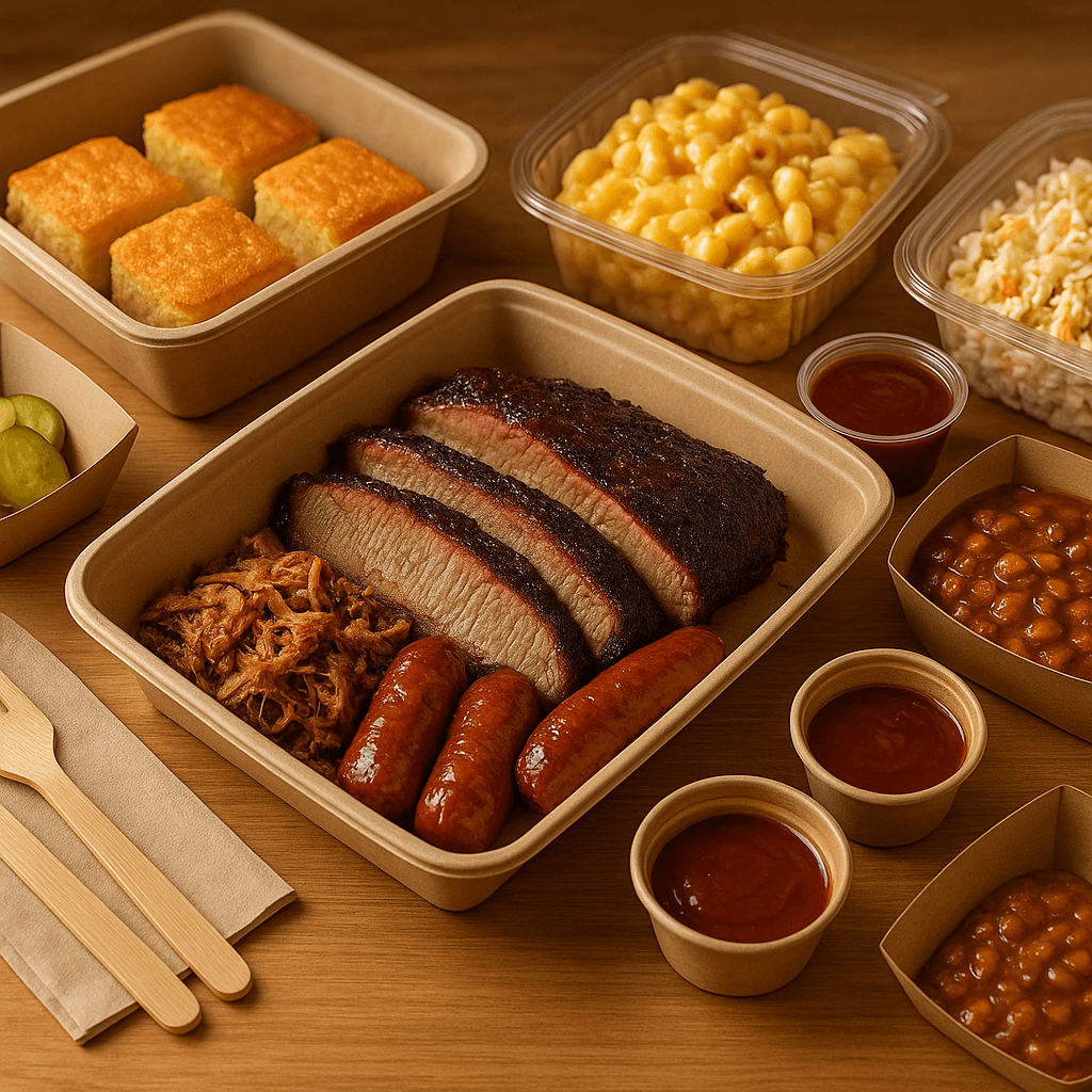Takeaway BBQ in nachhaltiger Verpackung